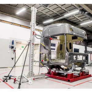 JOSAM Pulling tower for I-beam floor JO 3200 AL, turn pentru indreptat cabina camion