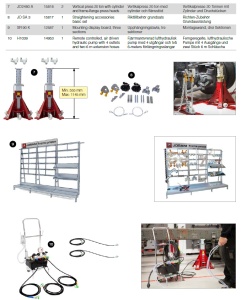 JOSAM FRAME PRESS JO FP ADVANCED K 15909 - sistem complet redresare sasie camioane - Img 6