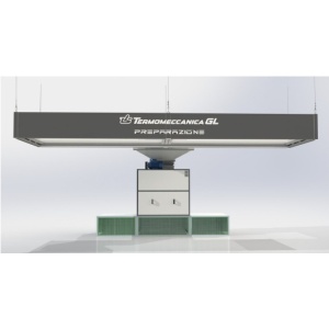 METRON PREP111 Spatiu pregatire vopsire cu plenum recirculare aer
