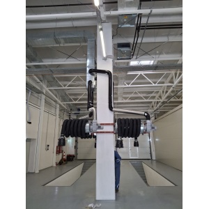 WORKY GRK/R Sistem exhaustare noxe esapament / Tambur cu furtun retractabil 10 metrii