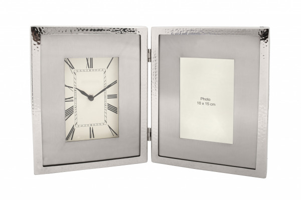 Ceas de masă Moments 3x40x25 cm argintiu