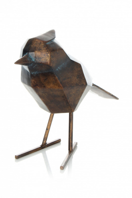 Decoratiune din metal Songbird, bronze