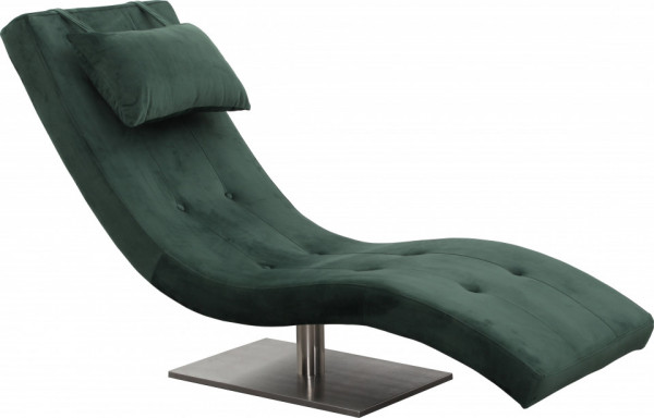 Scaun sezlong tapițat cu pernă inclusă Relax verde