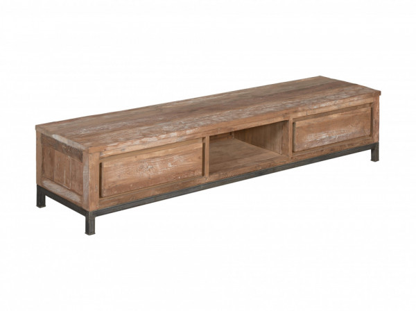 Comoda TV din tec reciclat 180 cm