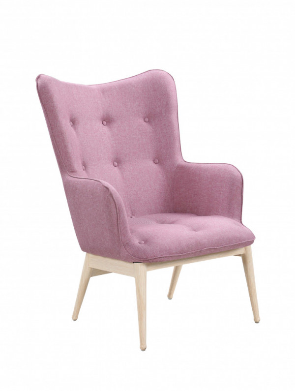 Fotoliu tapițat Sit&Chairs roz