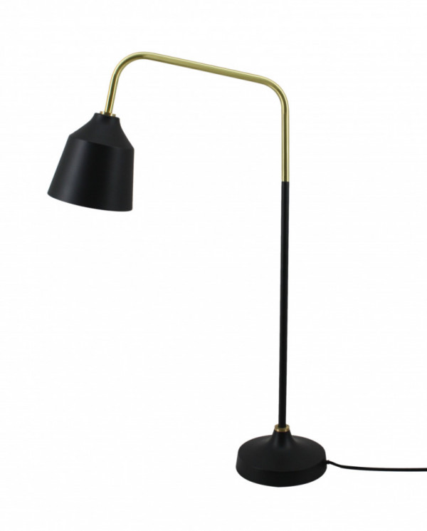 Lampa decorativa din fier/cupru Carisa neagra, un bec