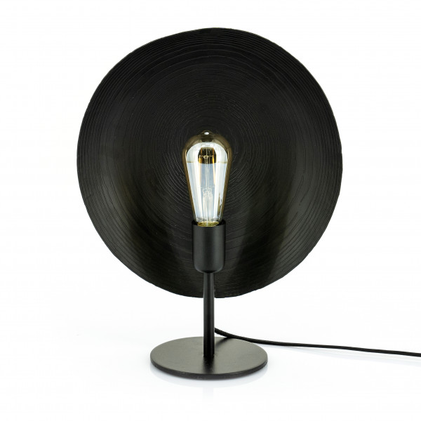 Lampa decorativa din fier Monque neagra, un bec