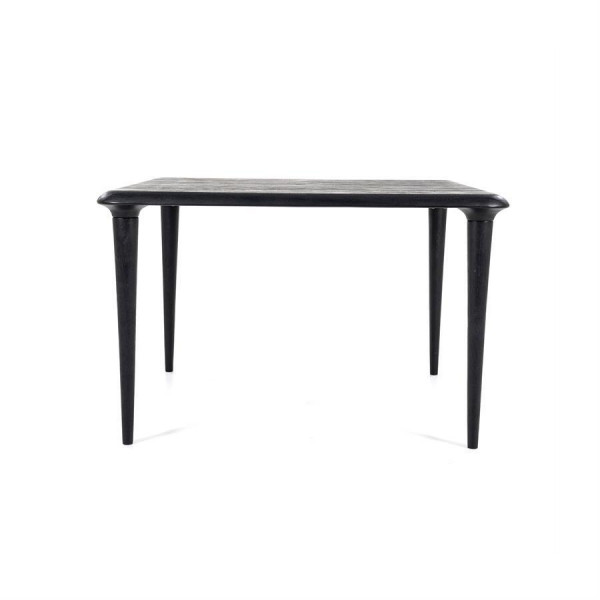 Masa de sufragerie din lemn de mango negru Darcy 120x120 cm