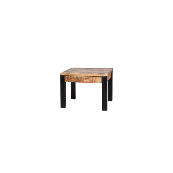 Masuta de cafea patrata din lemn de mango Ventura 60x60x45 cm maro