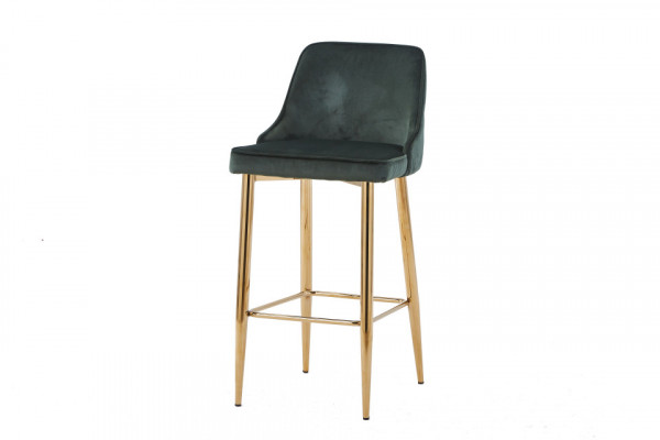 Scaun de bar tapitat Sit&Chairs verde