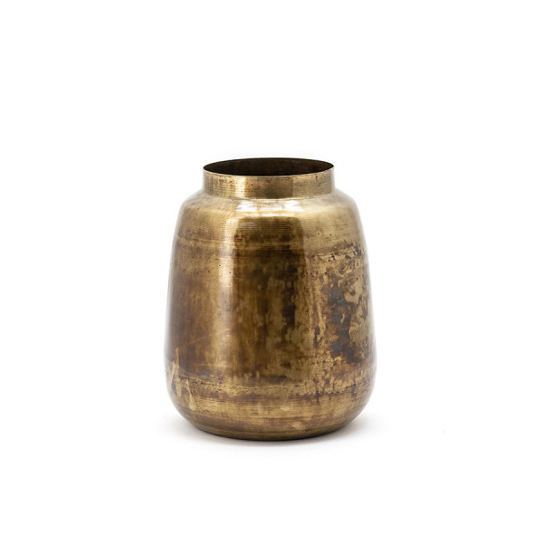 Vas decorativ din metal The Nile, gold