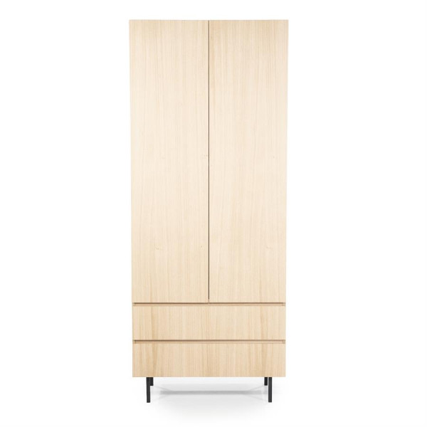 Dulap din lemn de stejar Thomas 85x210 cm