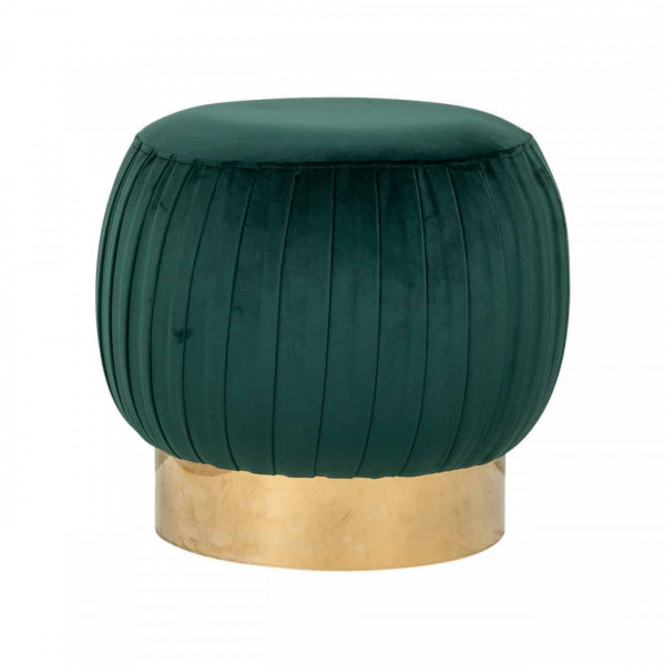 Puf tapitat Faye verde