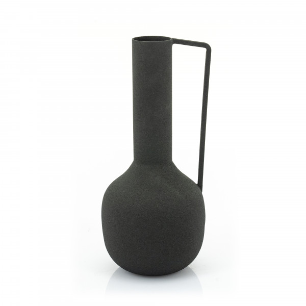 Vaza de ceramica Delphi mare neagra 25 cm