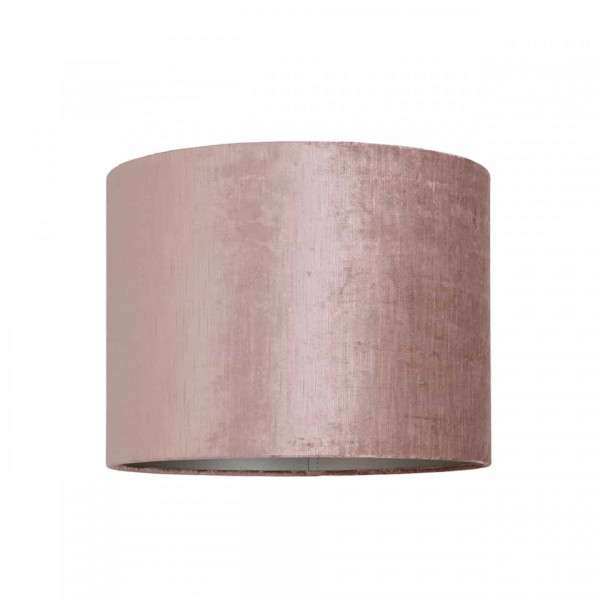 ABAJUR cilindric din polyester Philou roz, diametru 50 cm