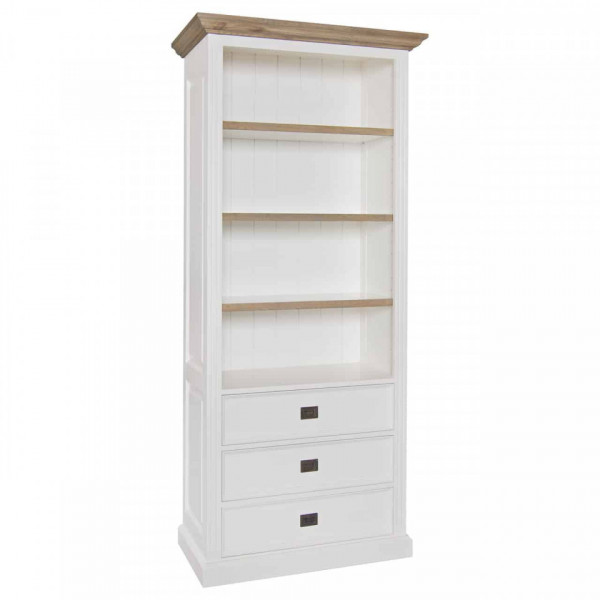 Biblioteca din pin si stejar 220x100 cm