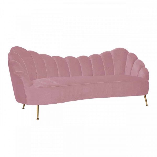 Canapea Cosette, 3 locuri, roz