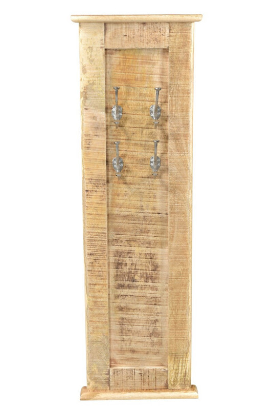 Cuier din lemn masiv Frigo 35 x 7 x 110 cm