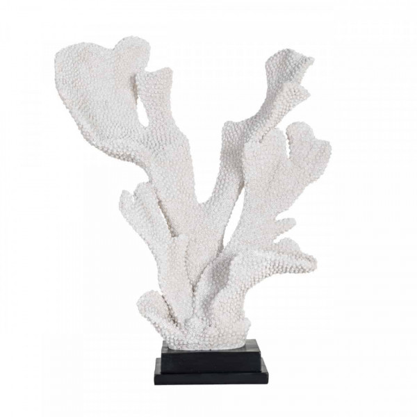 Decoratiune coral Noah, alb