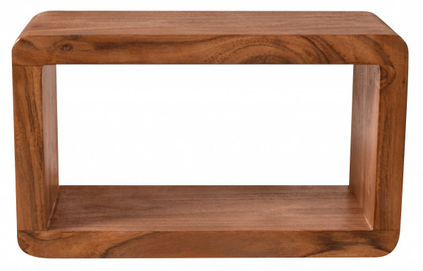 Etajera din lemn de salcam 34x15x20 cm