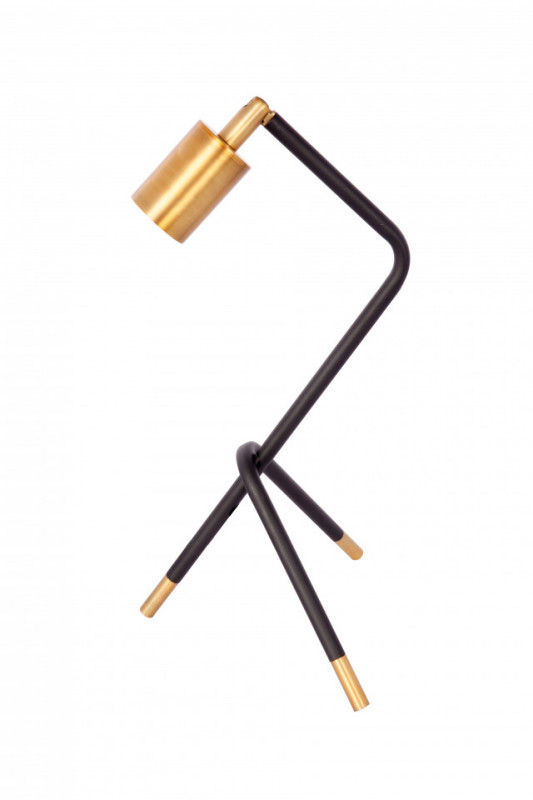 Lampa decorativa din fier Samuri neagra, un bec