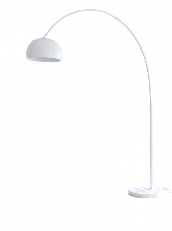 Lampadar din metal/marmura/plastic THIS & THAT 205 cm alb, un bec
