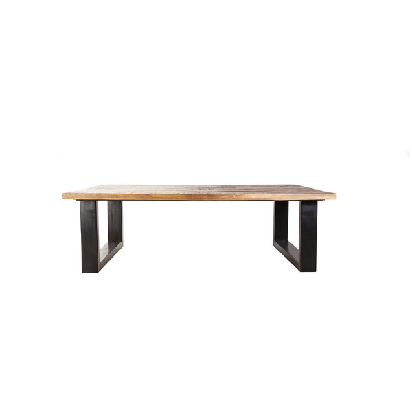 Masuta de cafea dreptunghiulara din lemn de mango 120x70x40 cm maro/negru