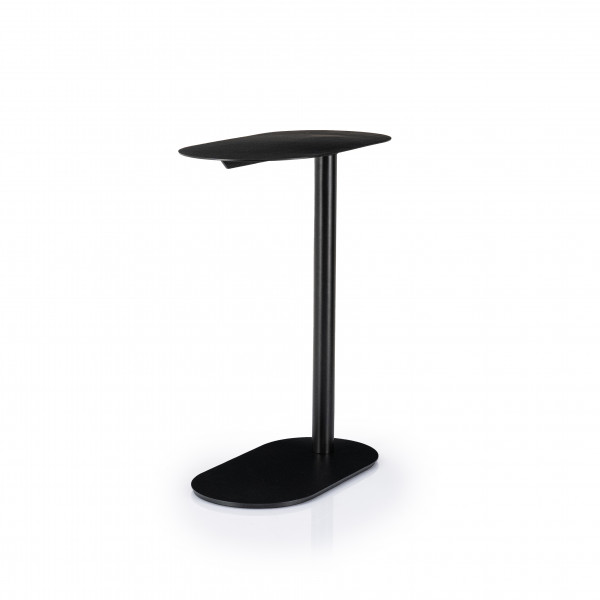 Masuta laterala din metal Spot 43x24x55 cm neagra