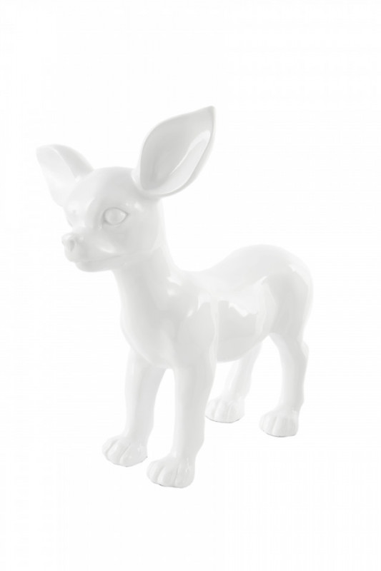 Decoratiune Chihuahua, alb