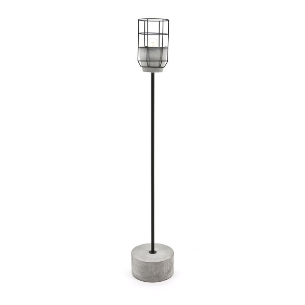 Lampadar din ciment/metal Condor gri, un bec