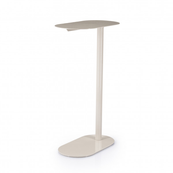 Masuta laterala din metal Spot 43x24x70 cm bej