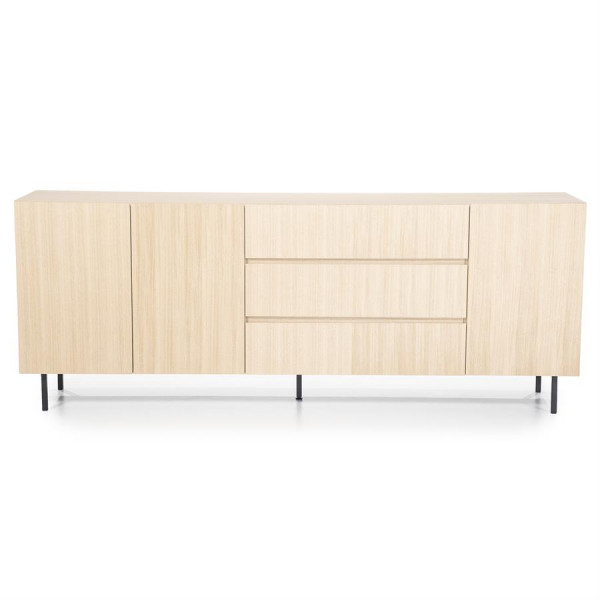 Servanta din lemn de stejar Thomas 210x42,5x80 cm