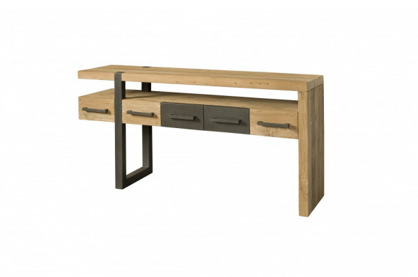 Servanta din tec reciclat 145 cm