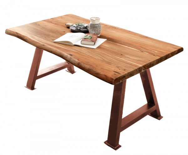 Blat de masa dreptunghiular din lemn de salcam Tops & Tables 200 x 100 x 5,6 cm