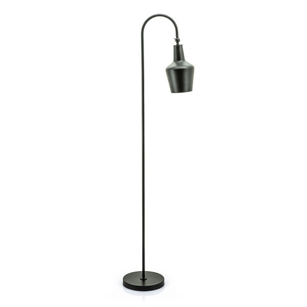 Lampadar din fier Zuko negru, un bec