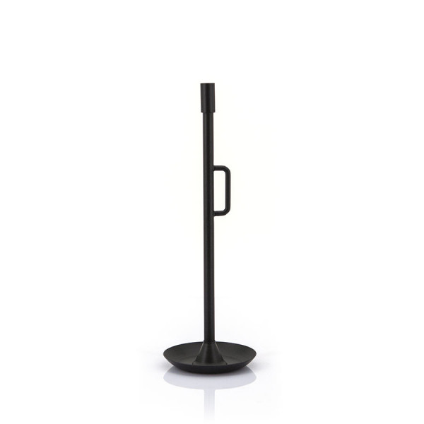 Suport lumanare din metal Wick, negru
