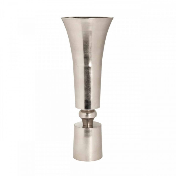 Vas decorativ din aluminiu Flynn, champagne