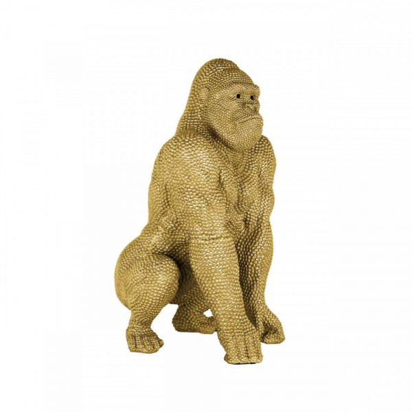 Gorila decorativa, auriu