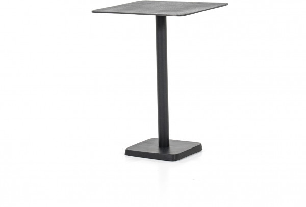 Masuta patrata din aluminiu negru Phoenix 36×36 cm