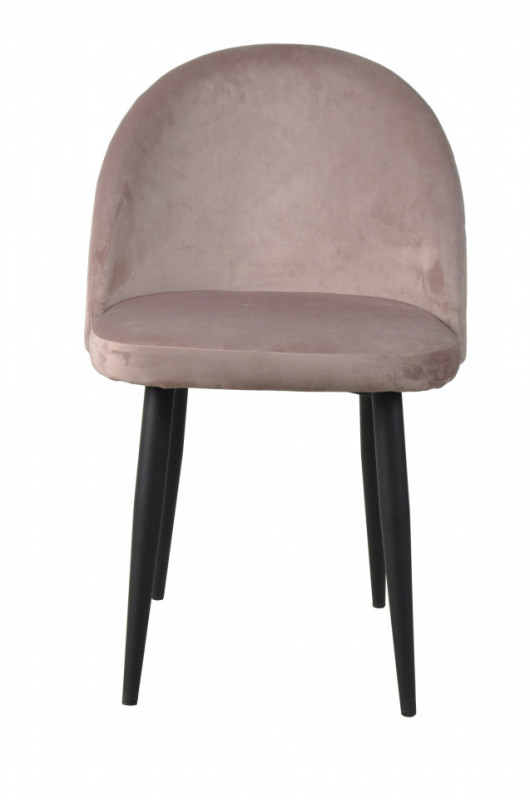 Set 2 scaune catifea Sit&Chairs roz pal