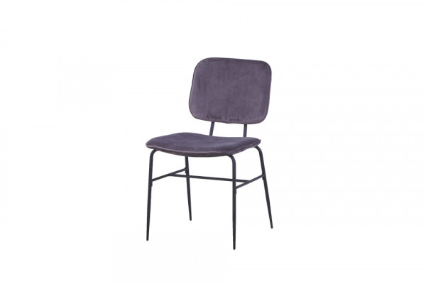 Set 2 scaune din catifea Sit&Chairs Grey