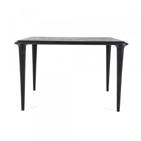 Masa de sufragerie din lemn de mango negru Darcy 140x140 cm