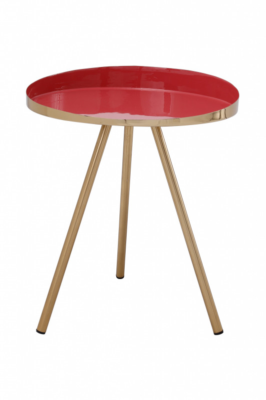 Masuta de cafea rotunda Morrison 41x41x48,5 cm corai
