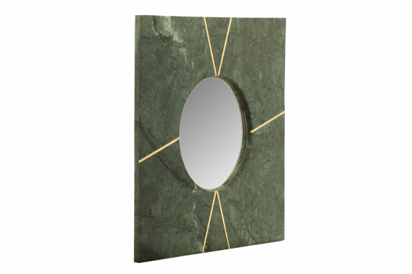 Oglindă cu rama din marmura verde Dexter 41x41x2 cm