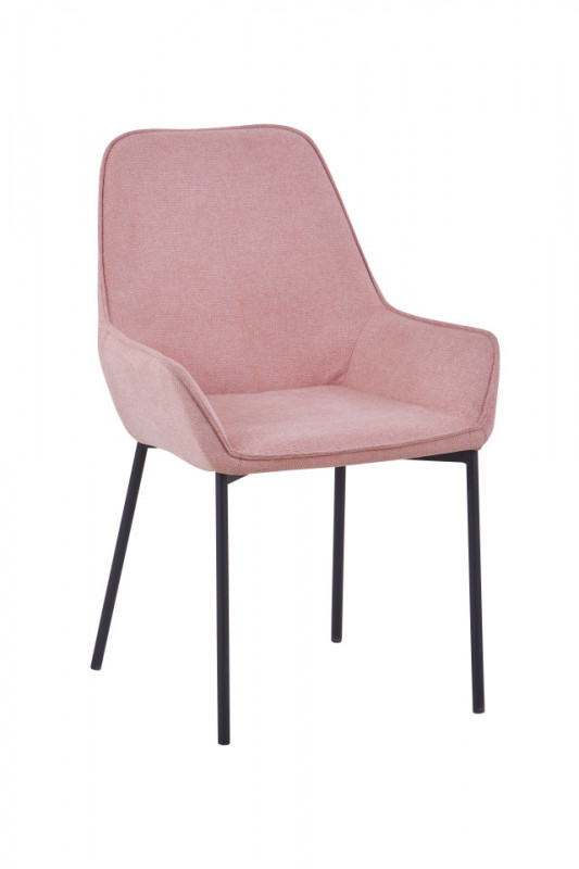 Set 2 scaune tapitate roz pal