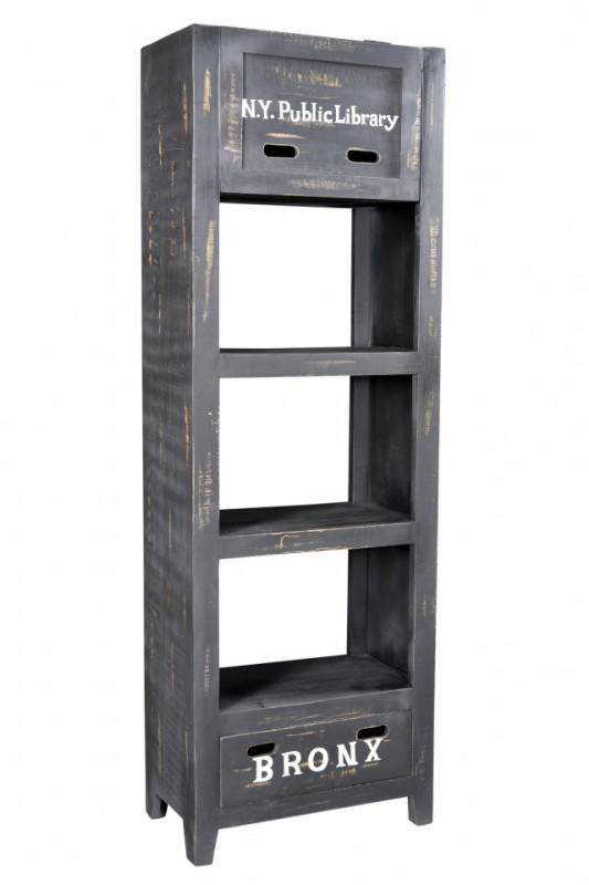 Biblioteca din mango Bronx 60x185 cm
