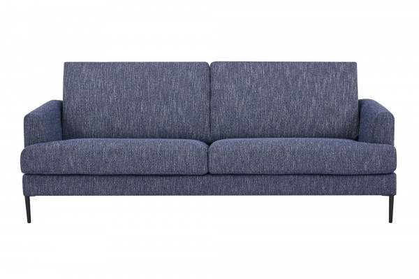 Canapea tapitata albastru inchis, 3 locuri