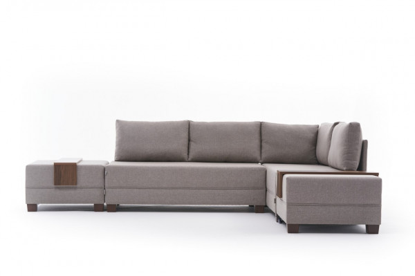Coltar Fly pe dreapta crem, 3 locuri, extensibil cu 2 parti modulare