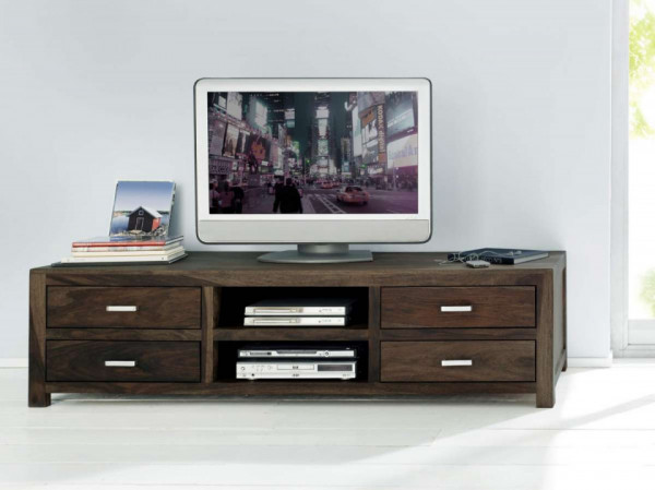 Comoda tv din lemn masiv de sheesham Wiam