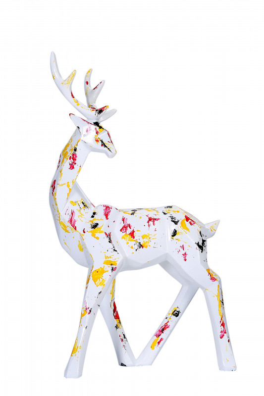 Decoratiune Deer, multicolor